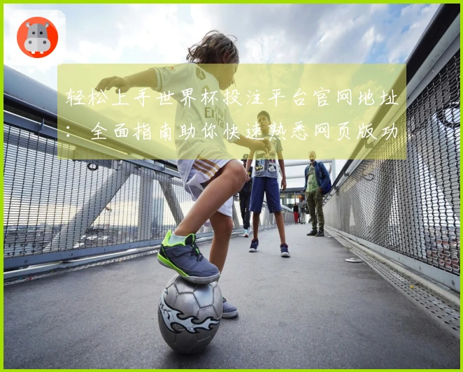 轻松上手世界杯投注平台官网地址:全面指南助你快速熟悉网页版功能与体验